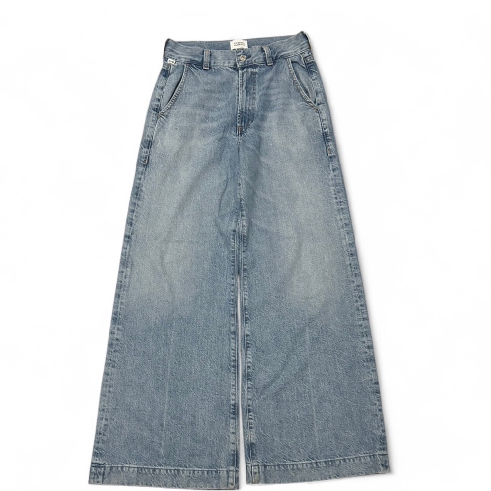 Citizens of humanity wide leg jeans patchwork